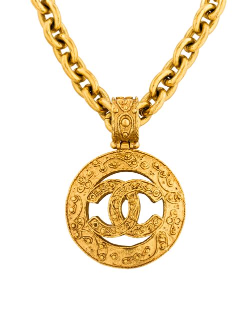 chanel necklace small logo|Chanel necklace official website.